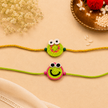 Whe Handmade Crochet Smiley Face Rakhi