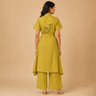 Handblock Printed Cotton Shrug Suit Set with Inner