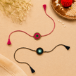 Handcrafted Crochet & Evil Eye Rakhi