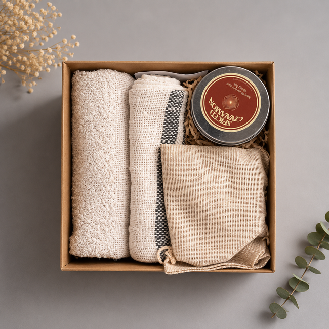 The Hearth & Home Hamper Curated Home Comforts & Rustic Accents