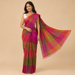 Multi Color Handloom Pure Cotton Saree