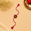 Whe Set of 2 Handmade Kundan Rakhi Combo