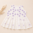 White Floral Chikankari Hand Embroidered Mul Cotton Top