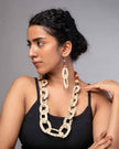 WHE Sabai Grass Handweaving Loop Necklace
