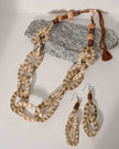 WHE Sabai Grass Handweaving Loop Necklace