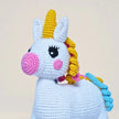 Hand Crochet White Twinkletoes Magic Mane Unicorn