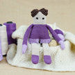 Hand Crochet Purple Joodykins The Breezy Bunch Cotton Stuffed Toy