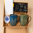 IndiDhaage Mindful Self-Care Gift Hamper | Affirmation Cards, To-Do List, Evil Eye Holder & Ceramic Mugs