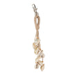 WHE Earthy Cowry And Jute Bag Charm