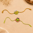Whe Handmade Crochet Smiley Face Rakhi