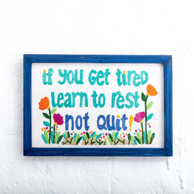 Handcrafted Embroidered Wall Frame - 