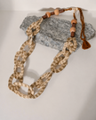 WHE Sabai Grass Handweaving Loop Necklace